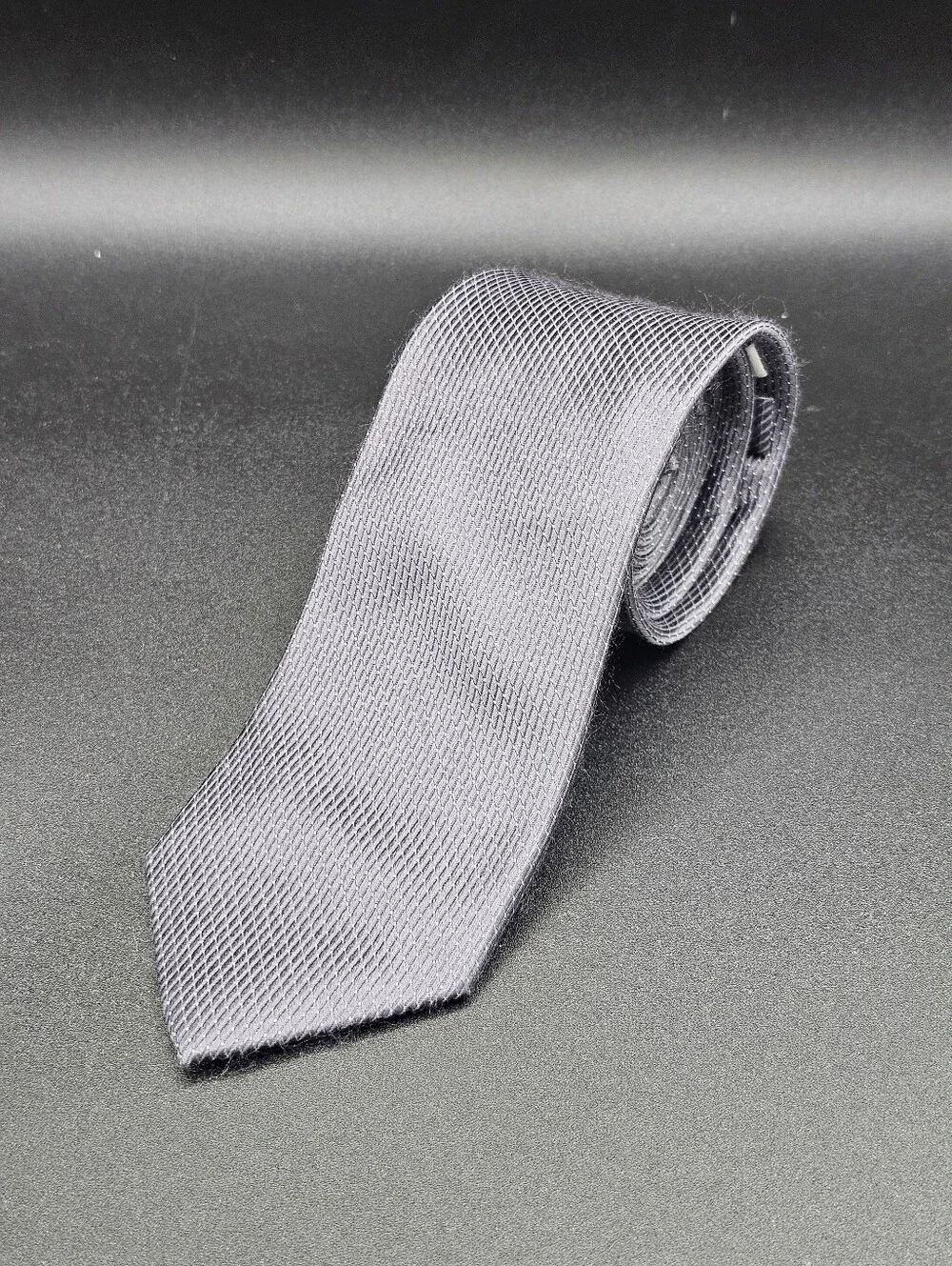 Michael Michael Kors Men's Gray Textured Dot Silk Necktie Business Neck Wear